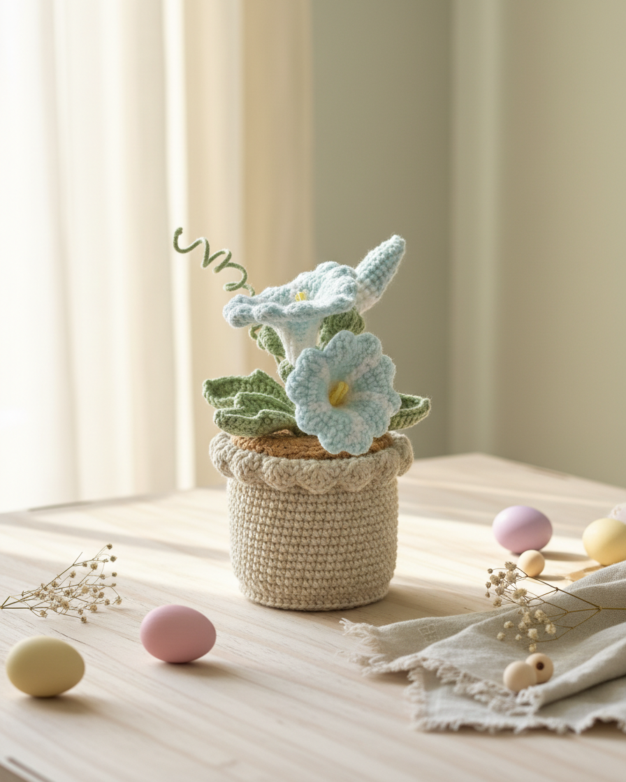 Morning Glories Table Charm
