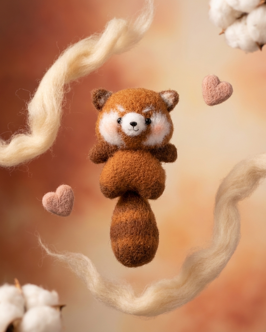 Woohoo Fluffy Red Panda