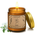POOTES Scented Candles for Home | Jasmine Soy Wax Candle 16oz - 100 Hour Burn Time
