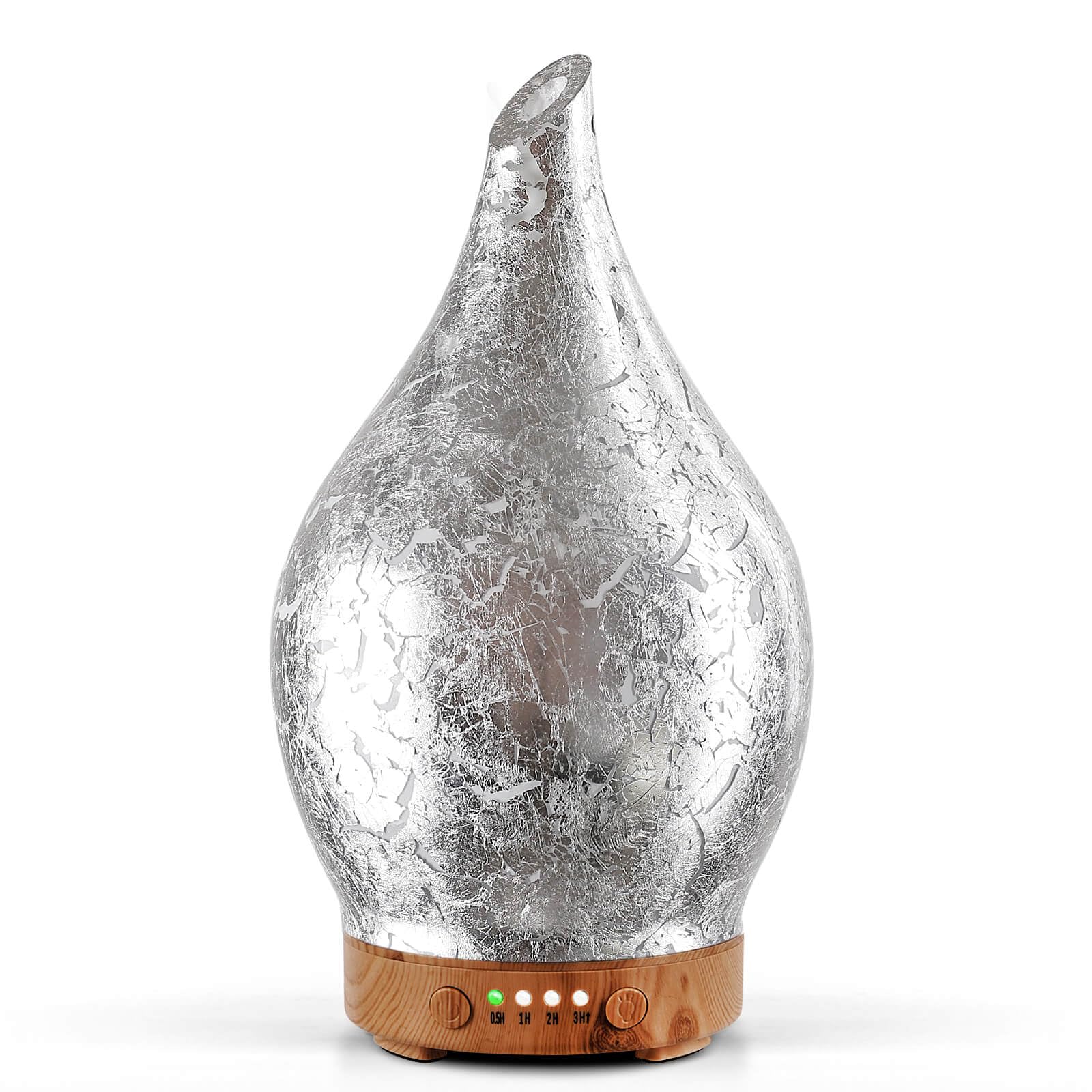 Porseme 150ml Glass Essential Oil Diffuser | Ultrasonic Humidifier, Auto Shut-Off