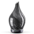 Porseme 150ml Glass Essential Oil Diffuser – Obsidian, Color Changing LED, 6h Ultrasonic