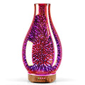 Porseme Essential Oil Diffuser 100ml | 3D Glass Ultrasonic Humidifier
