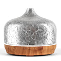 Porseme 500ml Essential Oil Diffuser - Silver Plated Glass, Ultrasonic, Auto Shut-Off