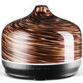 Porseme 500ml Glass Diffuser – Ultrasonic Cool Mist, Auto-Off (Dark Golden)