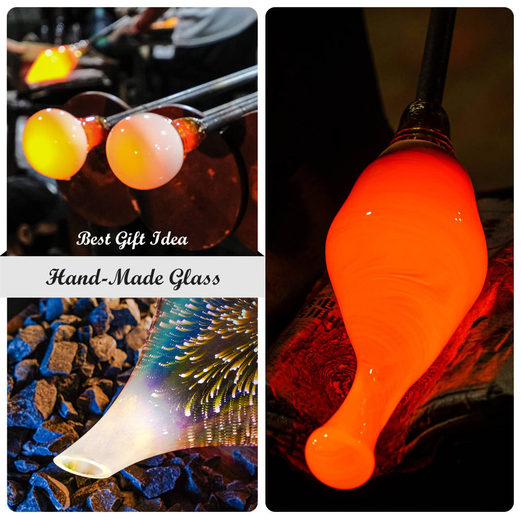 Porseme 100ml 3D Glass Essential Oil Diffuser – Ultrasonic Humidifier with Auto Shut-Off, 4H Timer, BPA-Free | Home Spa Yoga