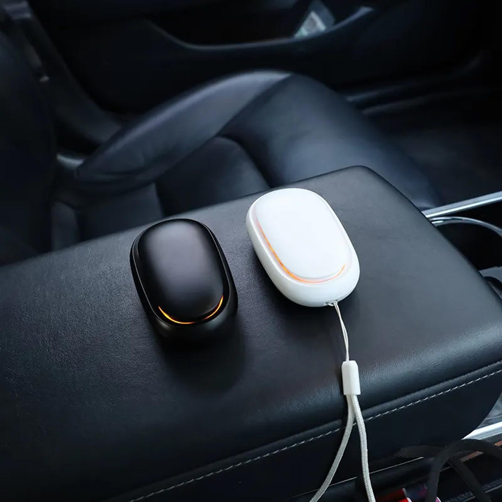 Portable Waterless Essential Oil Diffuser — Battery-Operated, Travel-Sized (Black) for Car, Home & Office