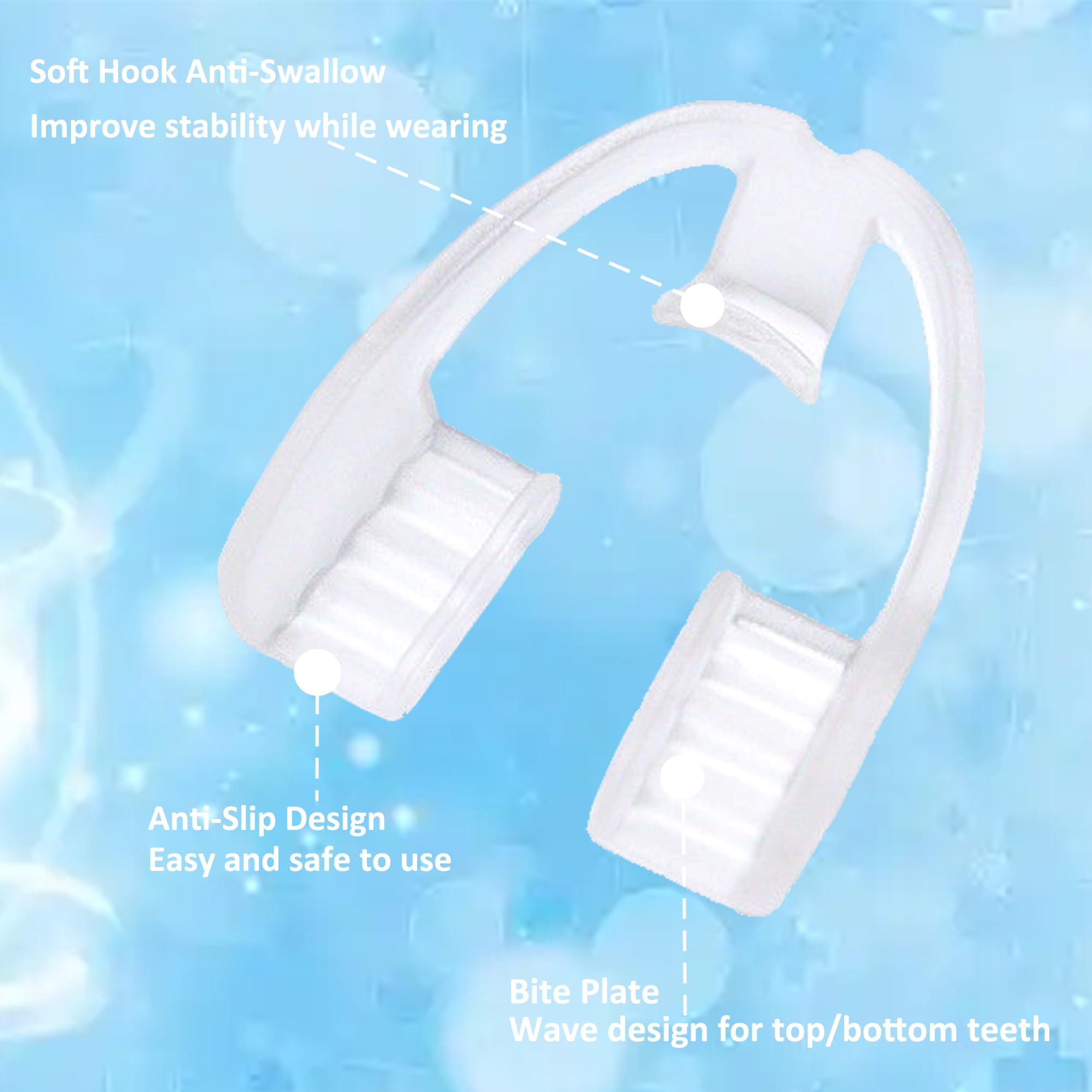 Mouth Guard for Grinding & Clenching Teeth – Portable Case, BPA Free, Disposable (10 Count)