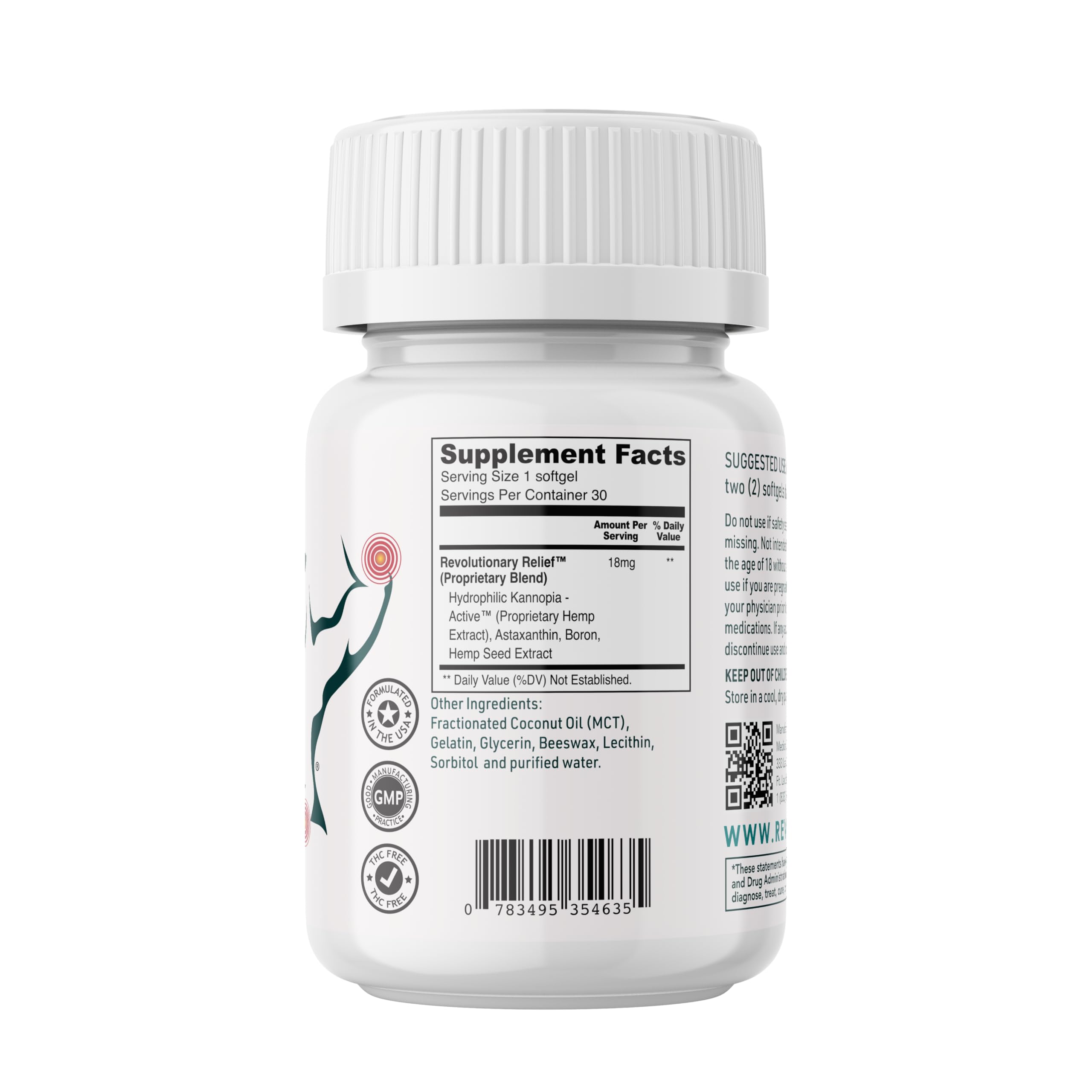 Post Surgery & Injury Support | KannopiaActive Hemp with Astaxanthin (30ct)