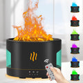 POSVIU 450ml Oil Diffuser with Bluetooth Speaker – Flame Humidifier for Home