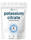 US Origin Potassium Citrate Powder 1 kg | Hydration Electrolyte Supplement
