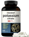 Potassium Citrate 99mg – 500 Caps | Chelated, Non-GMO