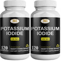 Potassium Iodide 130 mg KI Tablets – USA Made, 120-Count per Bottle, Pack of 2 (240 Tablets)