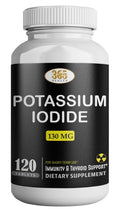 Potassium Iodide 130 mg KI Tablets – 120 Count – USA Made Potassium Iodine Pills
