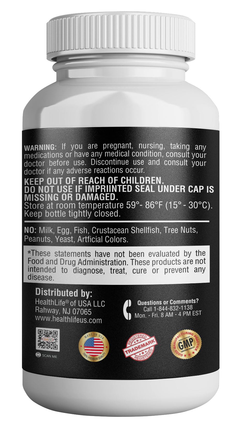 Potassium Iodide 130 mg KI Tablets – USA Made, 120-Count per Bottle, Pack of 2 (240 Tablets)