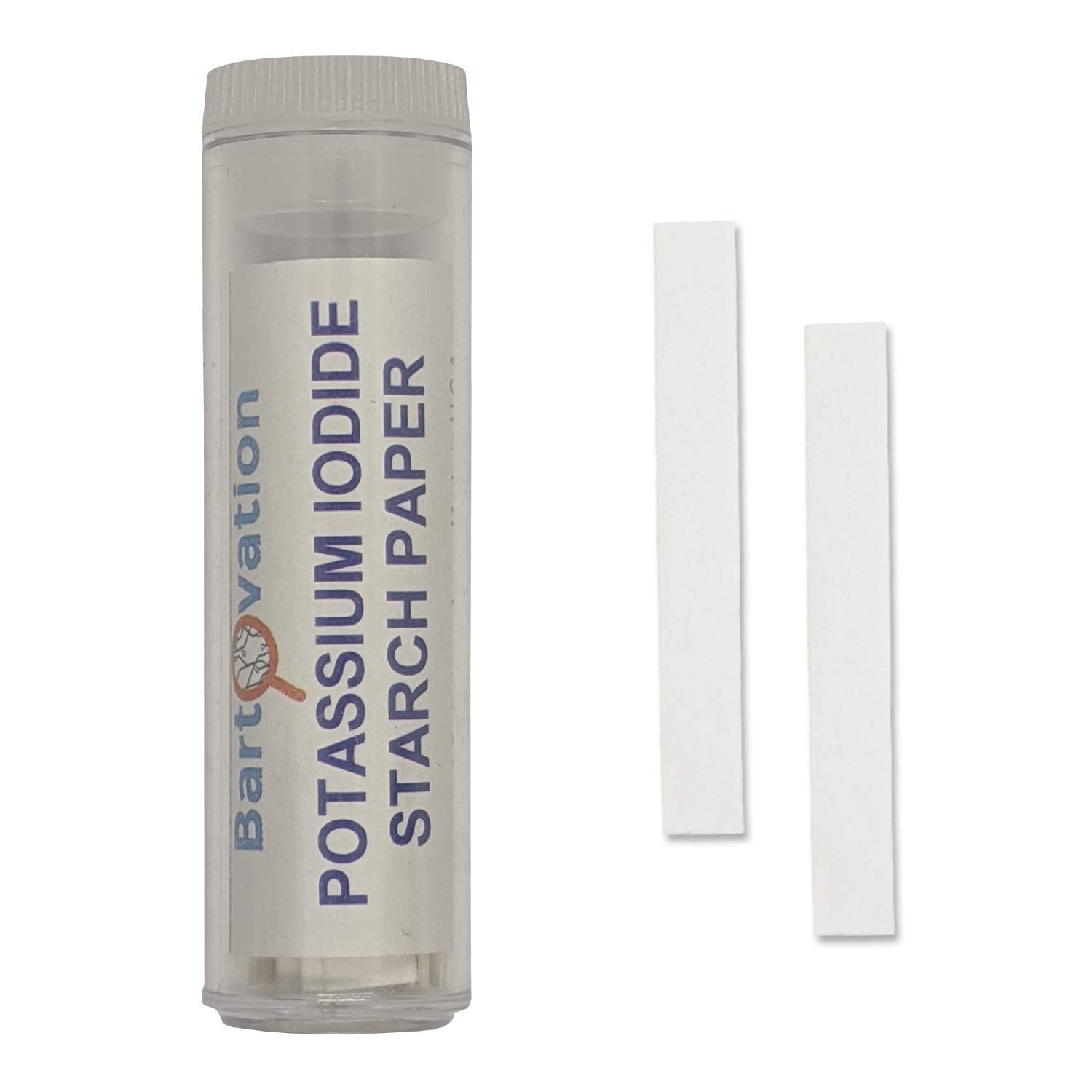 Potassium Iodide Starch Oxidizer Test Paper – Vial of 100 Strips for Chlorine, Iodine & Peroxide Detection