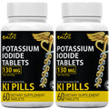 Potassium Iodide Tablets 130 mg – Pack of 2 (240 Tablets) | 10-Year Shelf Life