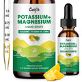Potassium Magnesium Glycinate Liquid Drops – High Absorption Magnesium Complex (2 Fl Oz) with Calcium, Potassium, Vitamin D3 & Zinc