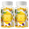 Potassium Magnesium Gummies – High Absorption Magnesium Glycinate, B6, D3 | Sugar-Free 120 Gummies