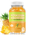 Potassium Magnesium Gummies – High Absorption Magnesium Citrate with B6 & D3, Sugar Free