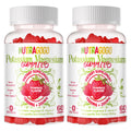 Potassium Magnesium Gummies with Ashwagandha – High Absorption Magnesium Glycinate, D3, B6 | Sugar-Free 120 Strawberry Chews