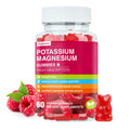 Potassium Magnesium Gummies - High Absorption Mg Glycinate & Potassium Citrate + CoQ10, DHA, D3
