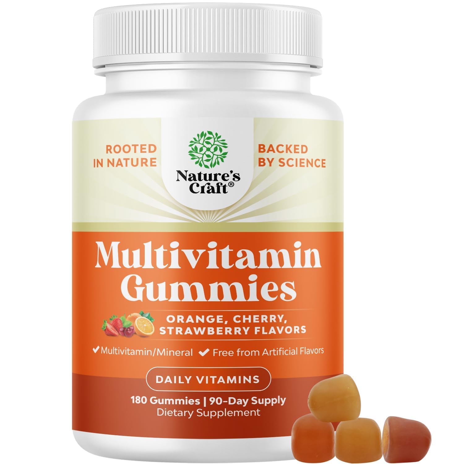 Potent Daily Multivitamin Gummies for Adults | Immune Support & Energy