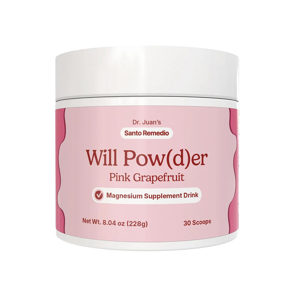 Santo Remedio Entalla Will Powder – Pink Grapefruit Botanical Drink Mix for Relaxation