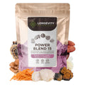 Power 15 Mushroom Blend 100g – Immune Support & Vitality | Lion's Mane, Turkey Tail, Cordyceps, Reishi, Chaga & Tremella