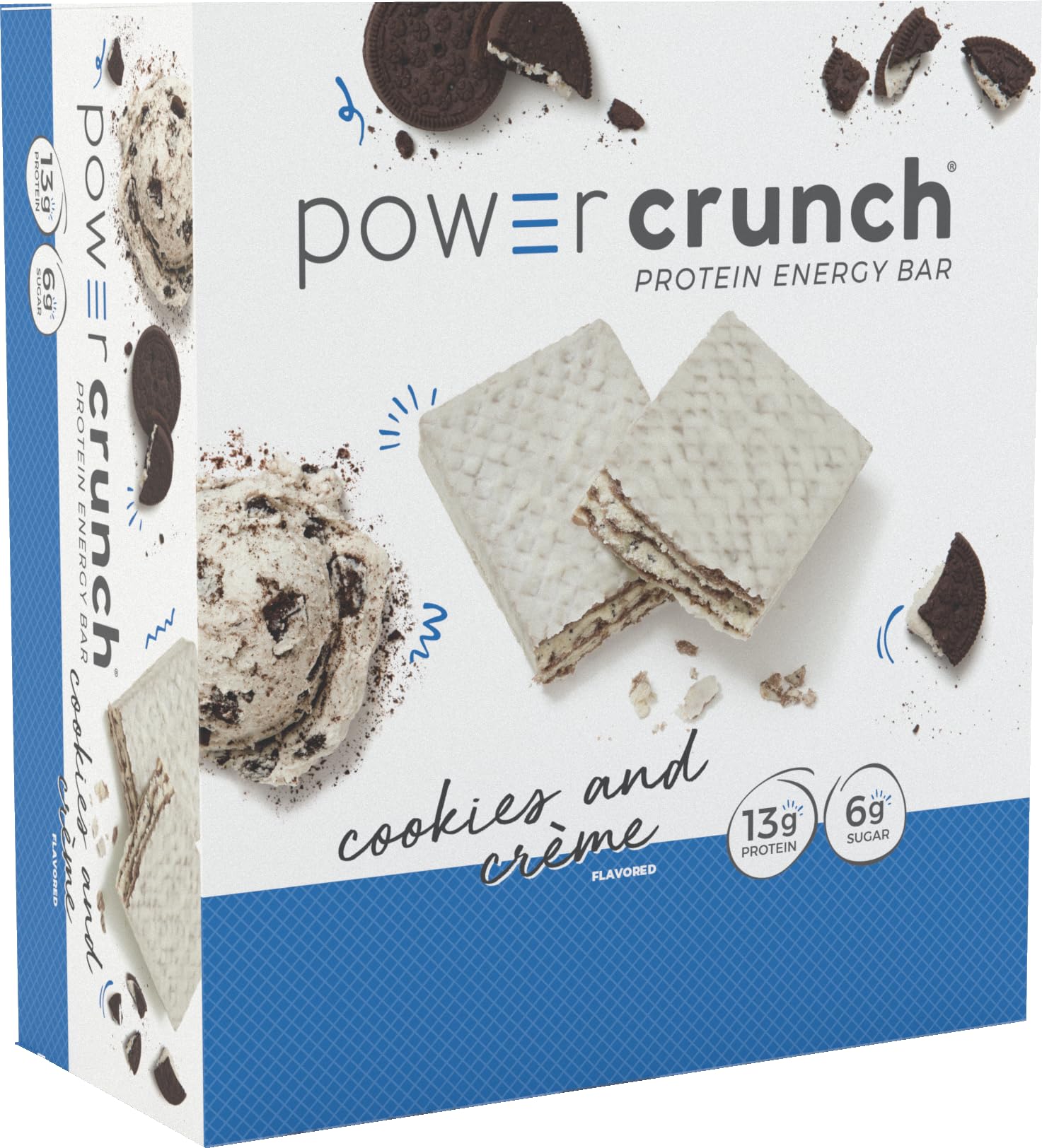 Power Crunch PCO 72CT Cookies and Creme – High Protein Snack Bar