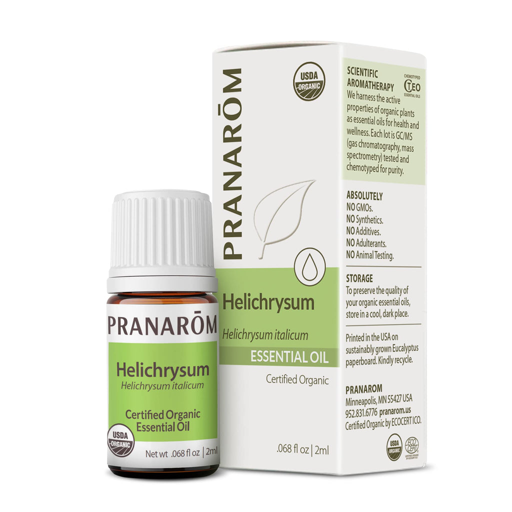 Pranarom Helichrysum Essential Oil 2ml – USDA Organic, Pure Therapeutic Grade