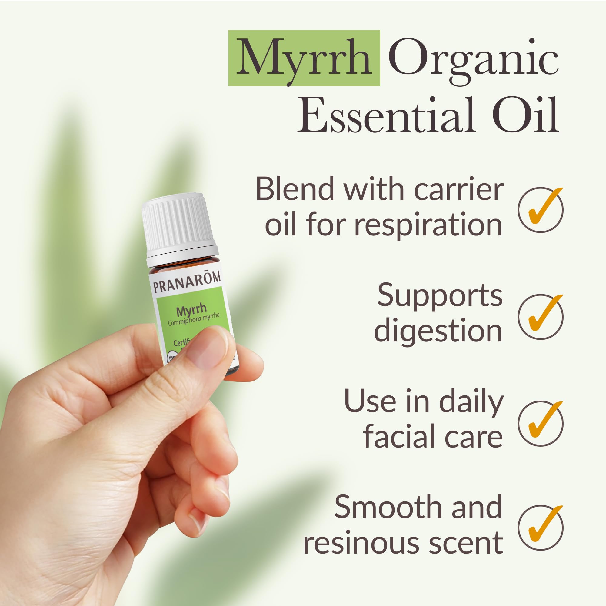 Pranarom Myrrh Essential Oil (5ml) – 100% Pure Organic Therapeutic Grade