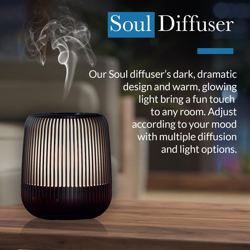 Pranarom Soul Diffuser – Ultrasonic Diffusion, Long-Lasting Modes, Adjustable Lights