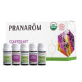 Pranarom Starter Kit - Organic 5ml Essential Oils (Lavender, Lemon, Peppermint, Grapefruit, Sage)