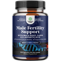 Natures Craft Pre-Conception Male Fertility Supplement | Semen Volume Booster with CoQ10, Maca Root, Methyl Folate & D-Aspartic Acid