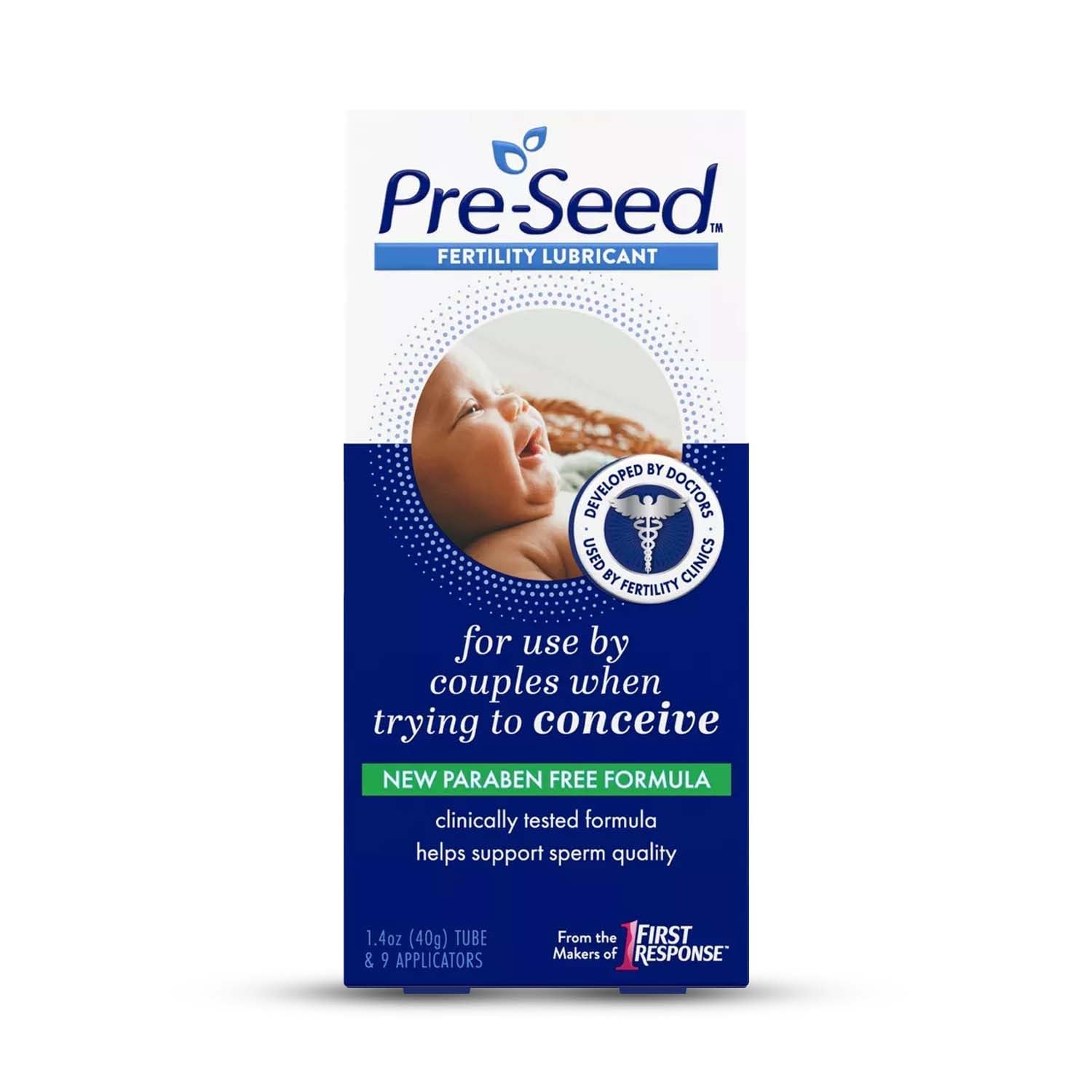 Pre-Seed Lubricant Multi-use – 2 Pack (40g Tubes + 9 Applicators) | Sperm-Friendly, Doctor-Recommended