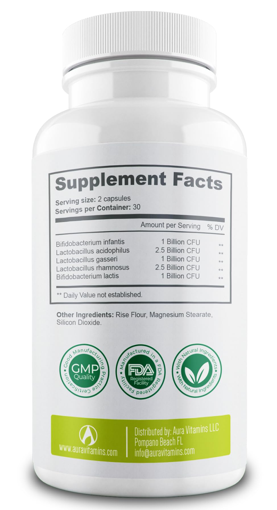 Bacticure Probiotic 120 Capsules | Digestive Health, Women's Wellness & Immune Support