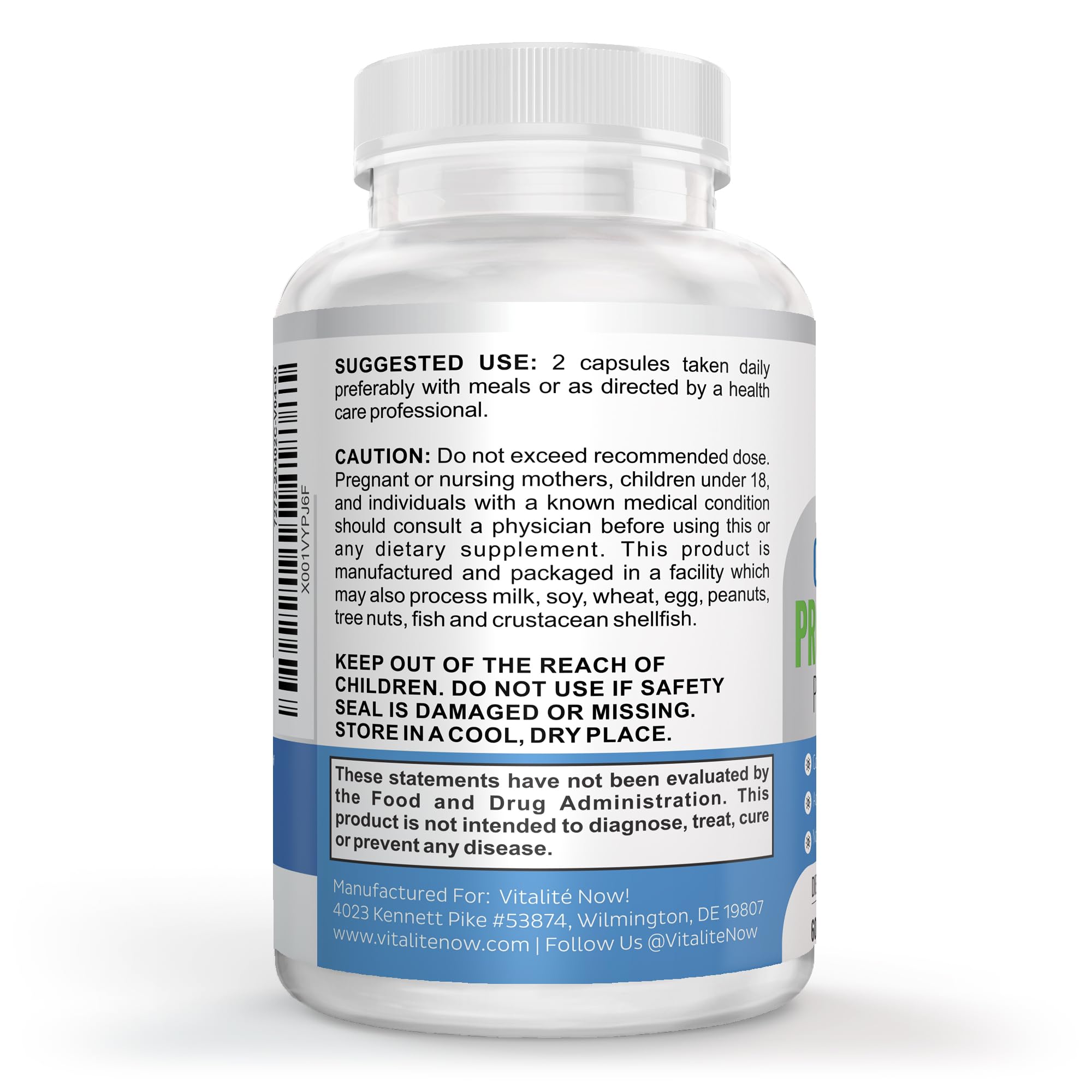Premium Probiotic + Ultimate Prebiotic – Gut Biome Builder (4.4B CFU, Bacillus Subtilis)