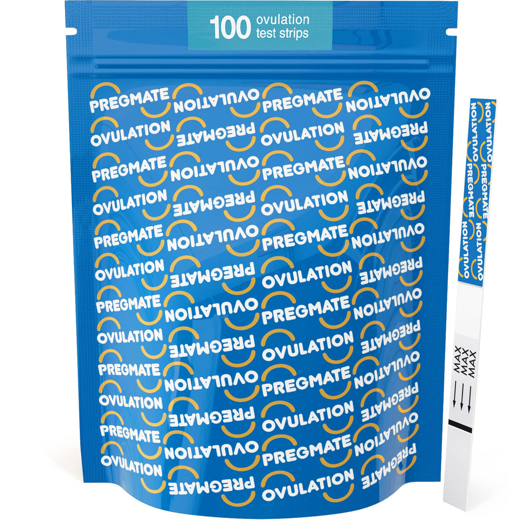 Pregmate 100 Ovulation Test Strips – Numerical LH Result (100 Count)