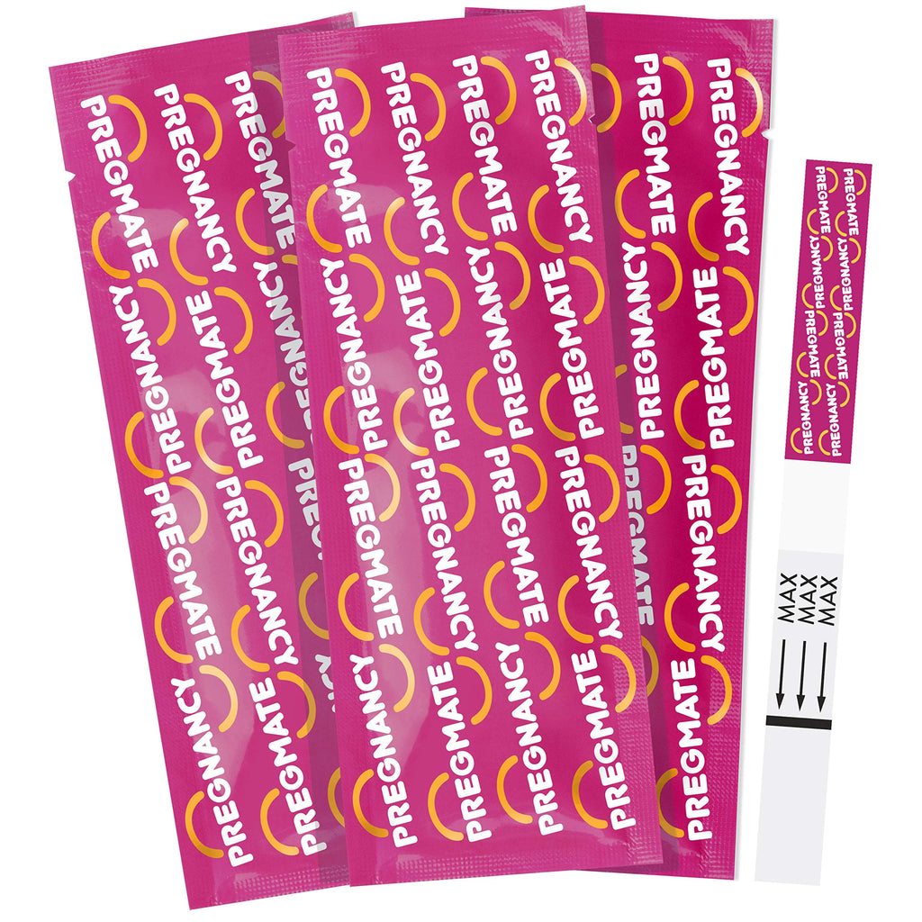 Pregmate 50 Pregnancy Test Strips – 50 Count, Quick & Accurate Home Test