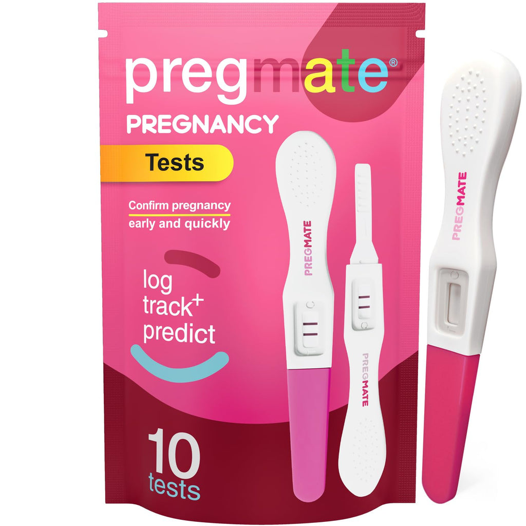 Pregmate Pregnancy Midstream Test (10 Count) - Accurate Home Pregnancy Test