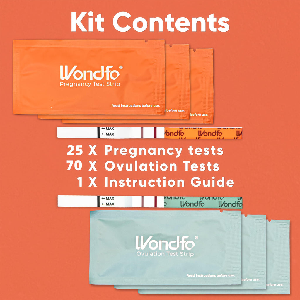 Pregnancy & Ovulation Test Strips Combo Pack | At-Home Fertility Testing