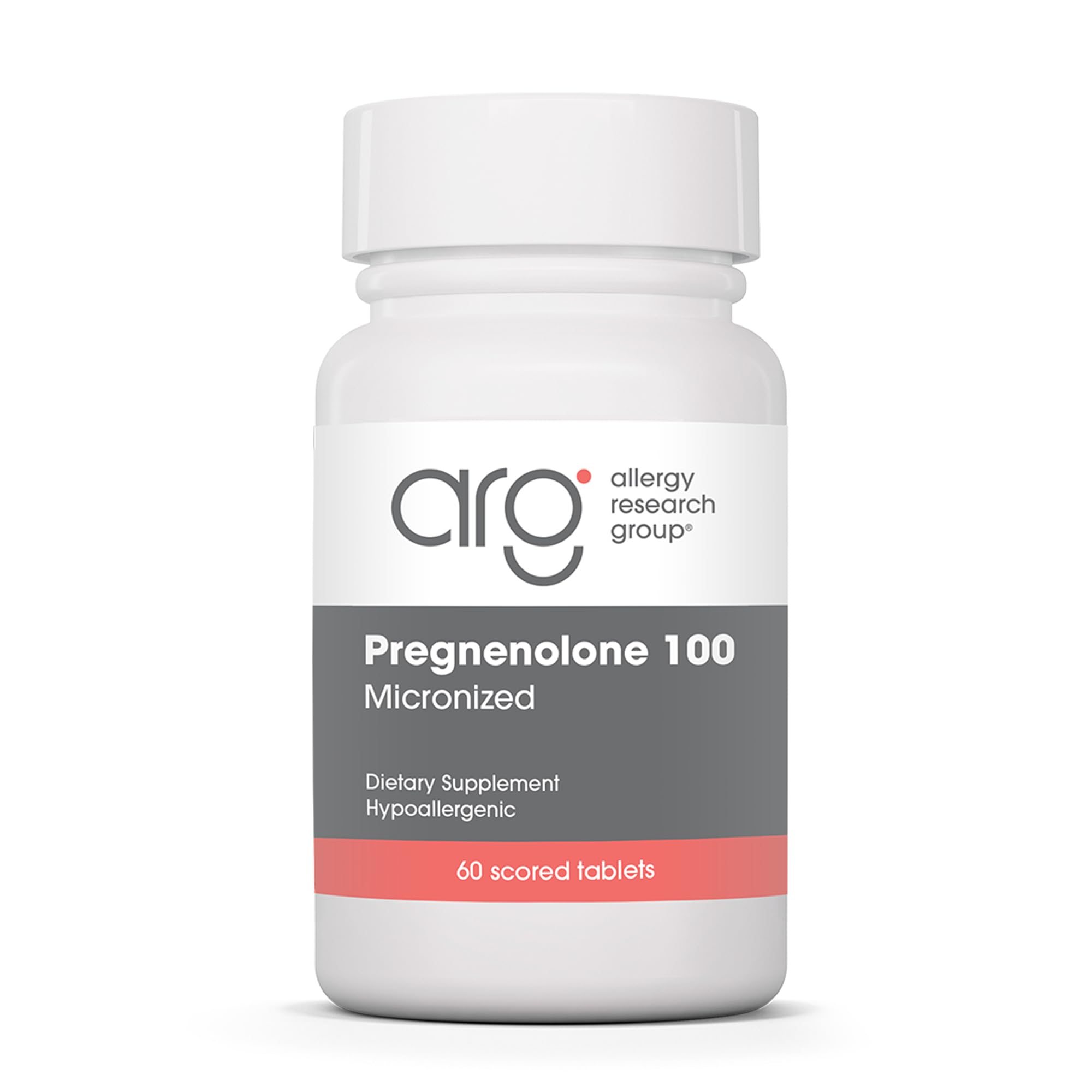 Allergy Research Group Pregnenolone 100mg – Plant-Based Hormone Support (60 Tablets)