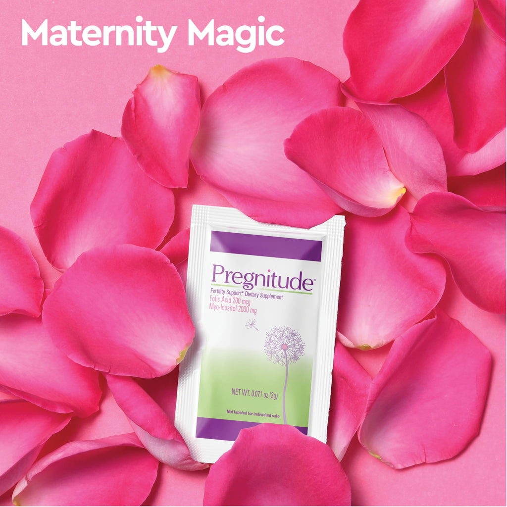 Pregnitude Reproductive Fertility Support – Promote Regular Ovulation & Egg Quality – 60 Packets (30 Day Supply)
