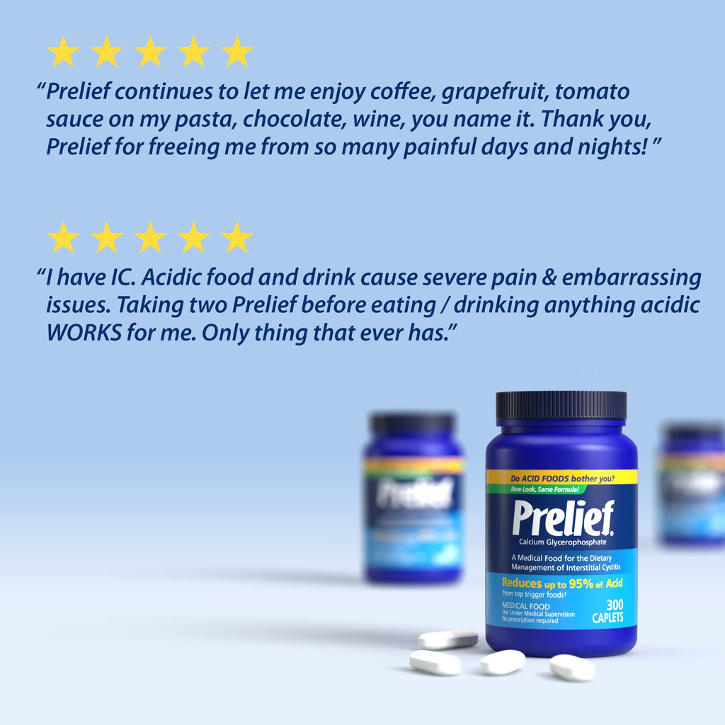 Prelief Acid Reducer Caplets Dietary Supplement, 300 Count | PRELIEF