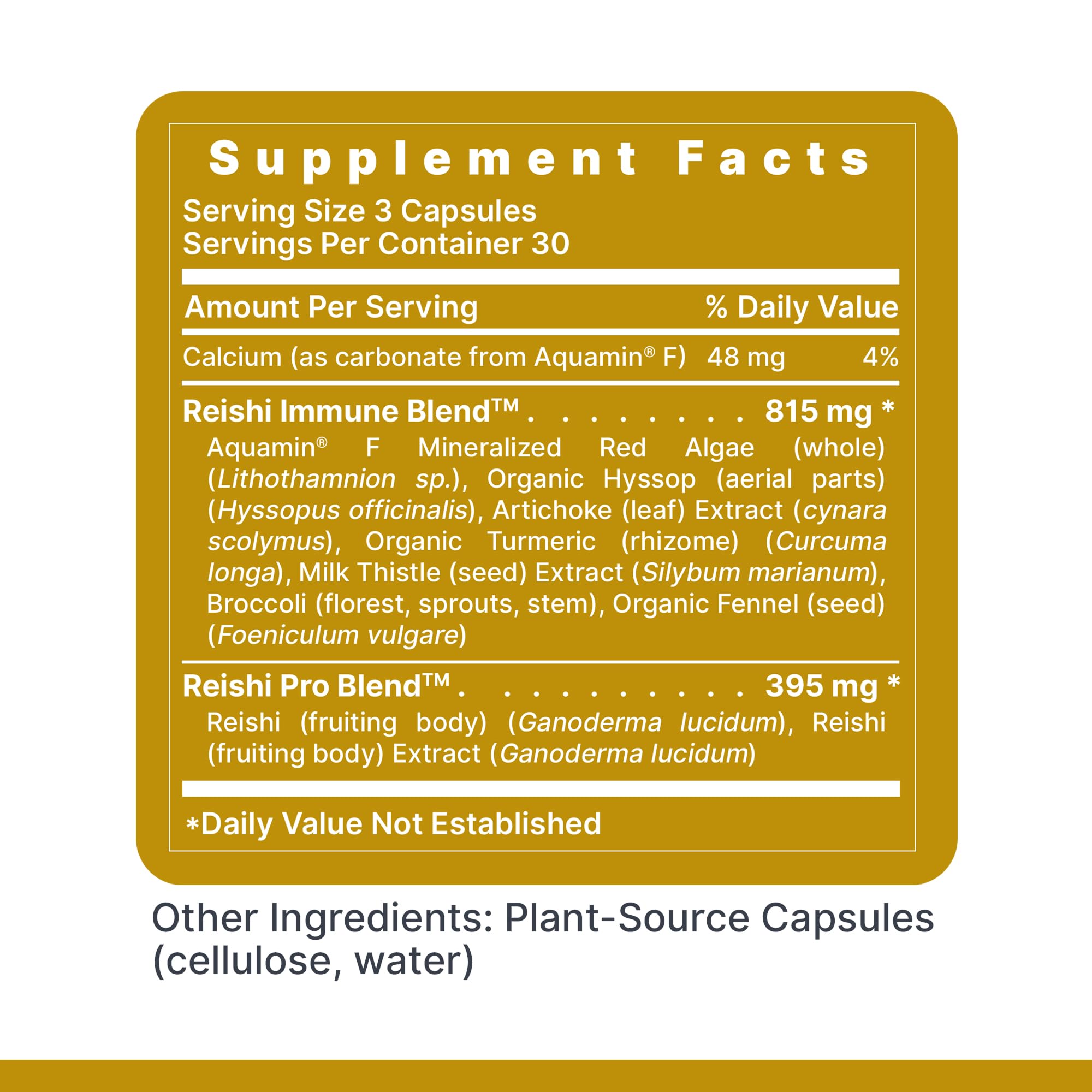Premier Research Labs Reishi Immune Support Supplement- Reishi Mushroom Capsules, Organic Reishi Mushroom Extract for Women and Men, Contains Red Algae, Turmeric, Milk Thistle - 90 Pure Vegan Capsules