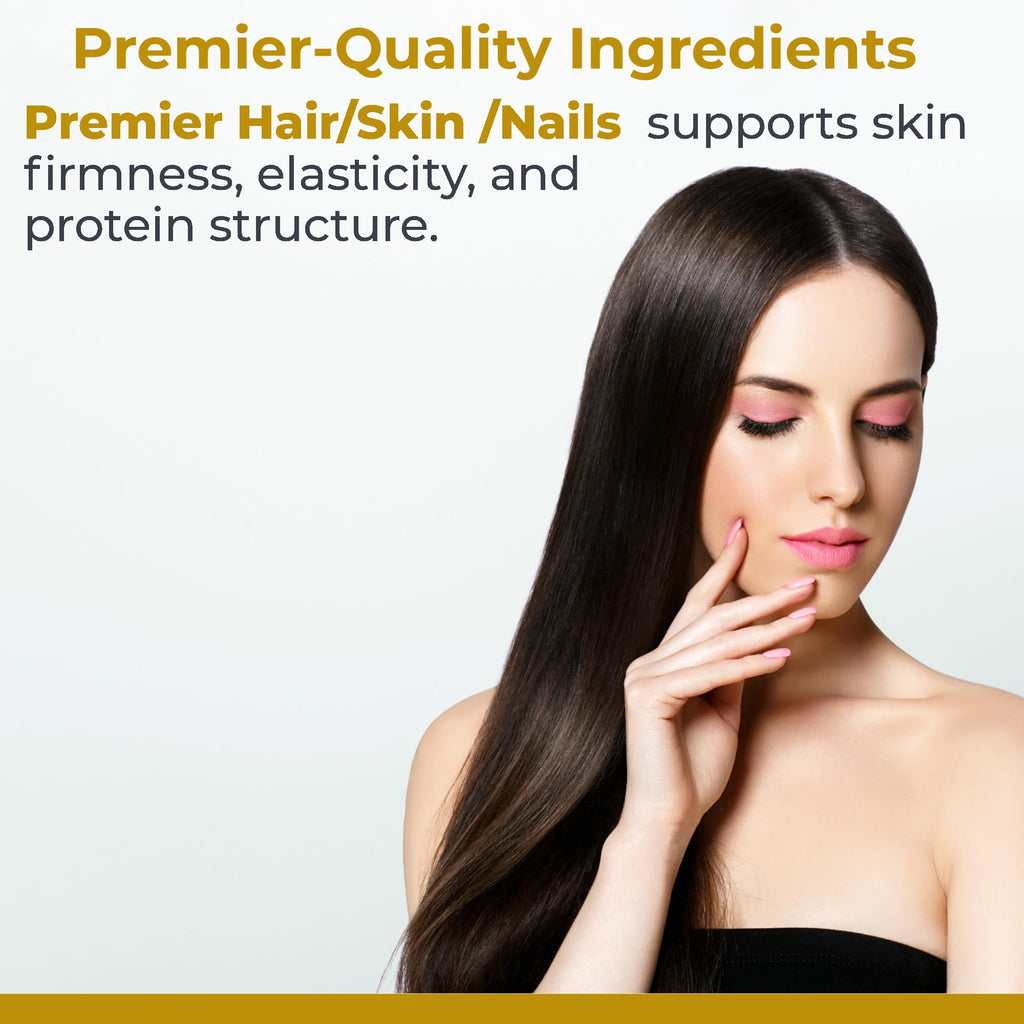 Premier Research Labs Hair, Skin & Nails Keratin Supplement – 60 Vegetarian Capsules