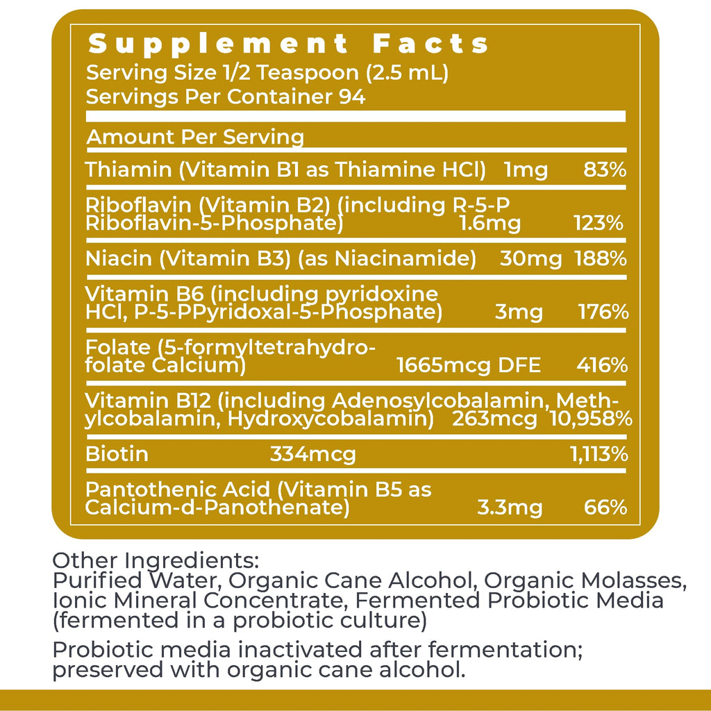 Premier Research Labs Max B-ND – Liquid Vitamin B Complex Sublingual Drops (8 oz)