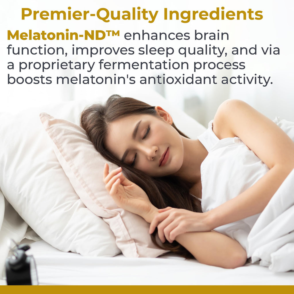 Premier Research Labs Melatonin-ND Liquid Drops — Sublingual, Organic, Vegan (2 x 2 oz)