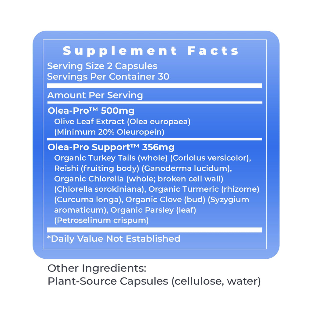 Premier Olive Leaf Immune – Olive Leaf Extract Capsules | Immune & Heart Health Support (60 Vegetarian Capsules)