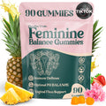 Premium Feminine Balance Gummies for Women – Pineapple pH & 4-in-1 Support | 90 Count (Vegan & Gluten-Free)